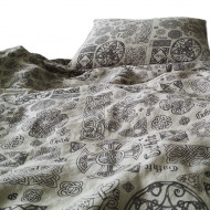 57% linen, bed set LK-07 n (normal or stonewashed, ultra soft)
